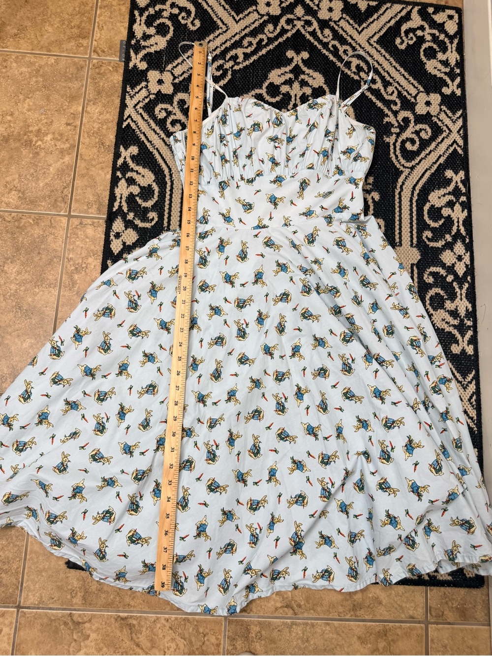 Magnolia Park Peter rabbit print rockabilly dress medium - Picture 13 of 16